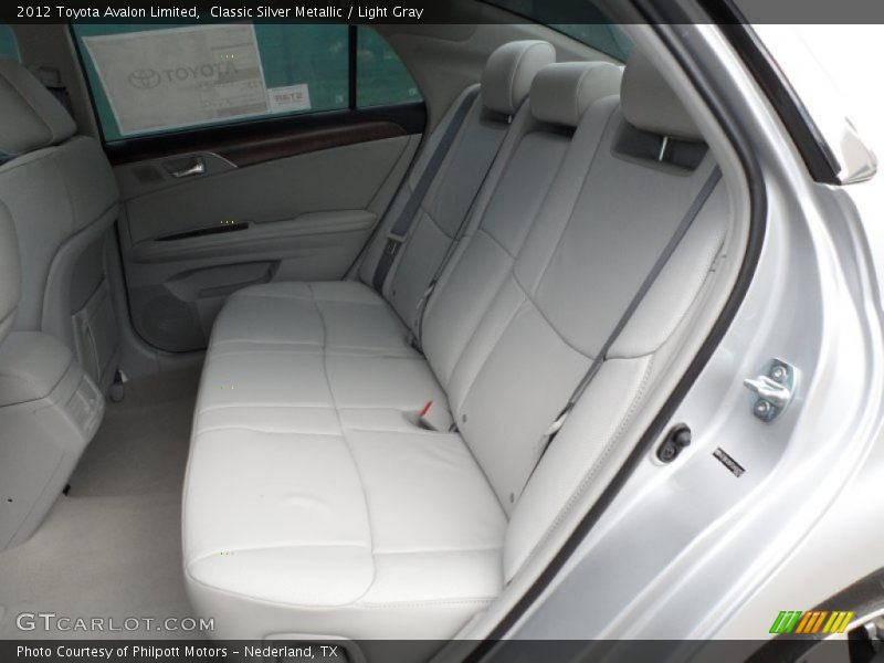 Classic Silver Metallic / Light Gray 2012 Toyota Avalon Limited