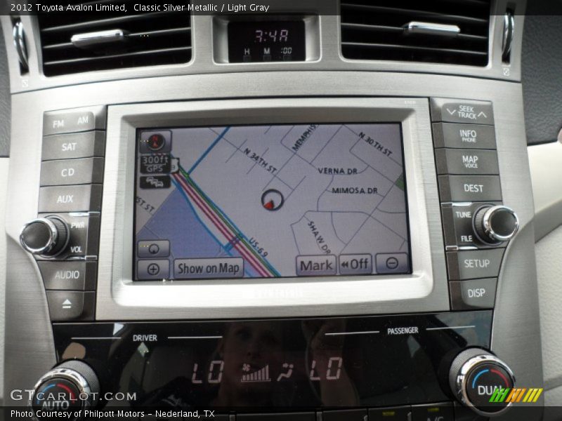 Classic Silver Metallic / Light Gray 2012 Toyota Avalon Limited