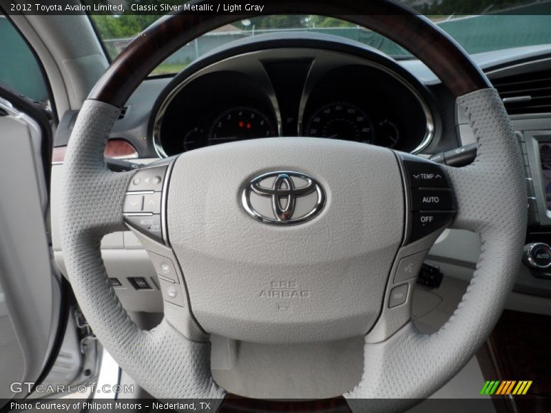Classic Silver Metallic / Light Gray 2012 Toyota Avalon Limited