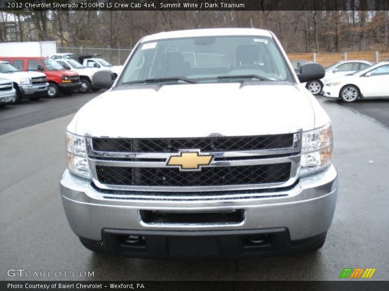 Summit White / Dark Titanium 2012 Chevrolet Silverado 2500HD LS Crew Cab 4x4