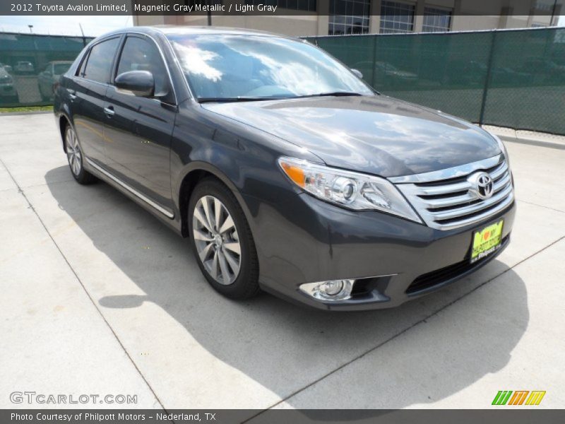 Magnetic Gray Metallic / Light Gray 2012 Toyota Avalon Limited
