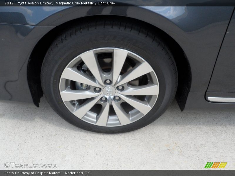 Magnetic Gray Metallic / Light Gray 2012 Toyota Avalon Limited