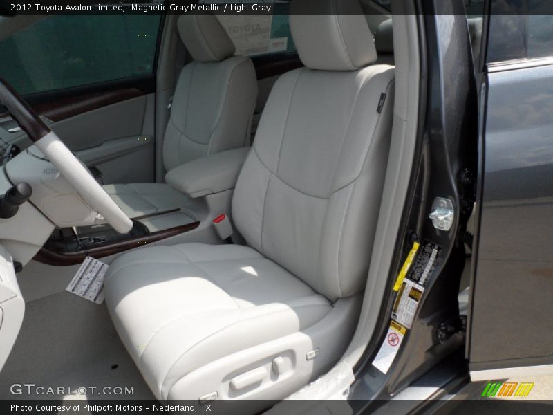 Magnetic Gray Metallic / Light Gray 2012 Toyota Avalon Limited