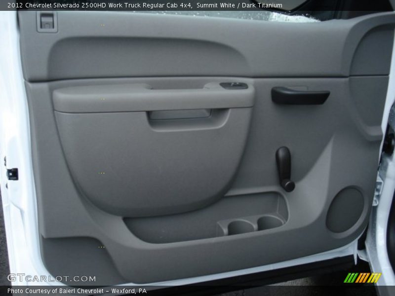 Summit White / Dark Titanium 2012 Chevrolet Silverado 2500HD Work Truck Regular Cab 4x4