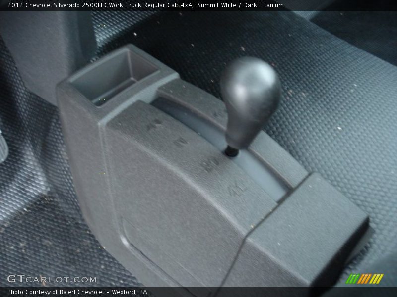Summit White / Dark Titanium 2012 Chevrolet Silverado 2500HD Work Truck Regular Cab 4x4