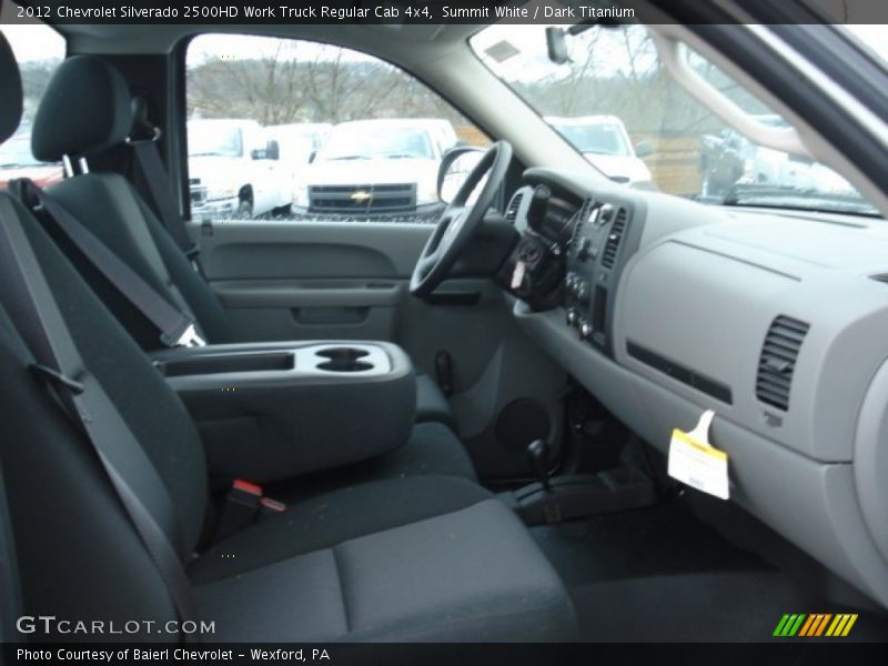 Summit White / Dark Titanium 2012 Chevrolet Silverado 2500HD Work Truck Regular Cab 4x4