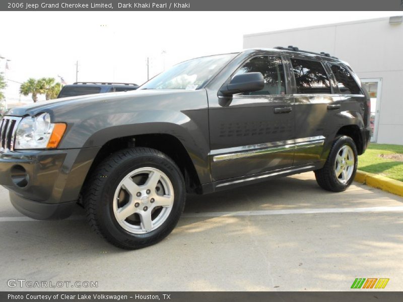 Dark Khaki Pearl / Khaki 2006 Jeep Grand Cherokee Limited