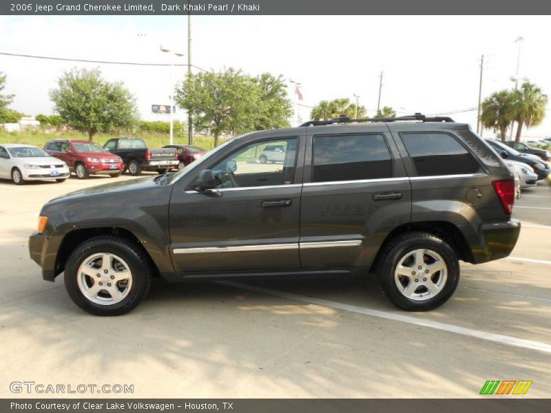 Dark Khaki Pearl / Khaki 2006 Jeep Grand Cherokee Limited