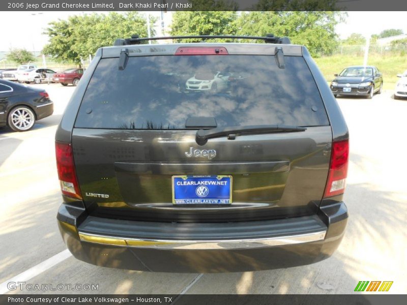Dark Khaki Pearl / Khaki 2006 Jeep Grand Cherokee Limited