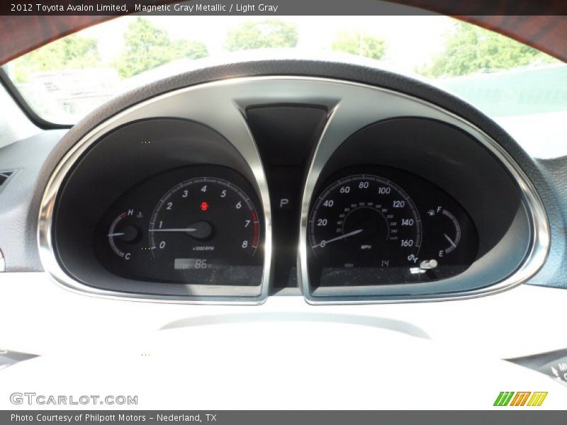 Magnetic Gray Metallic / Light Gray 2012 Toyota Avalon Limited