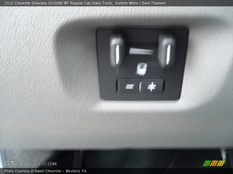 Summit White / Dark Titanium 2012 Chevrolet Silverado 3500HD WT Regular Cab Stake Truck