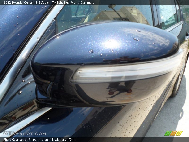 Twilight Blue Pearl / Cashmere 2012 Hyundai Genesis 3.8 Sedan