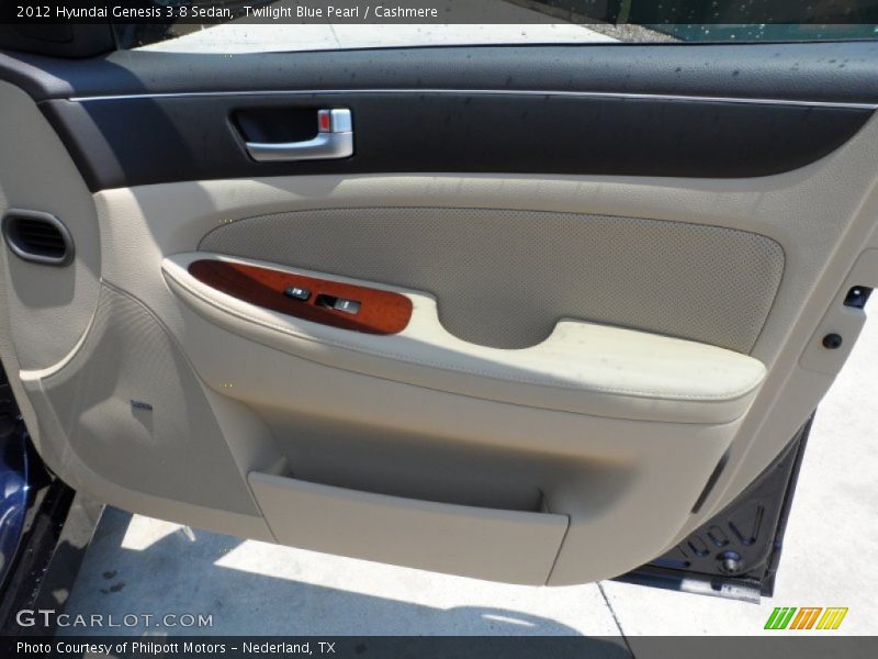 Twilight Blue Pearl / Cashmere 2012 Hyundai Genesis 3.8 Sedan