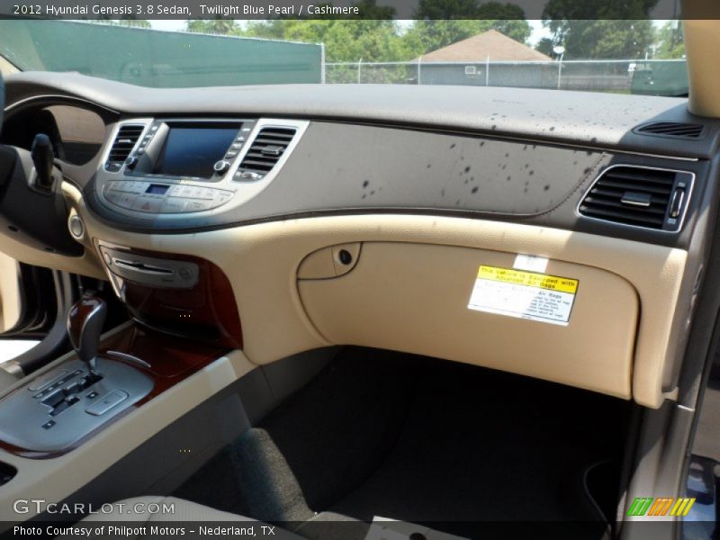 Twilight Blue Pearl / Cashmere 2012 Hyundai Genesis 3.8 Sedan