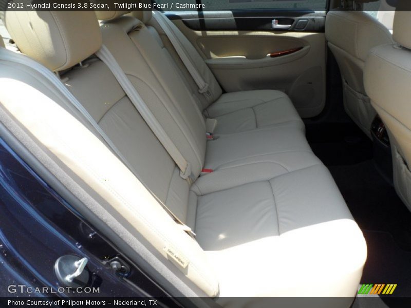 Twilight Blue Pearl / Cashmere 2012 Hyundai Genesis 3.8 Sedan