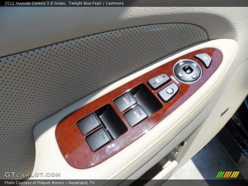 Twilight Blue Pearl / Cashmere 2012 Hyundai Genesis 3.8 Sedan