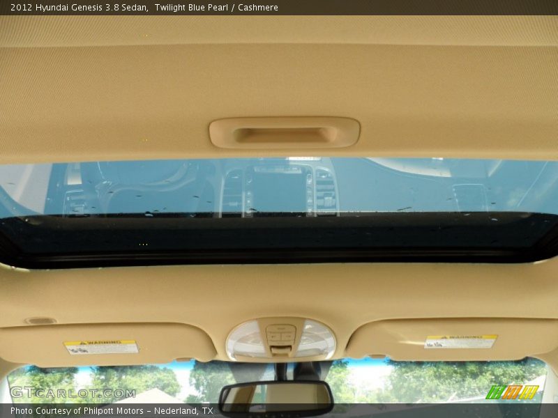 Twilight Blue Pearl / Cashmere 2012 Hyundai Genesis 3.8 Sedan