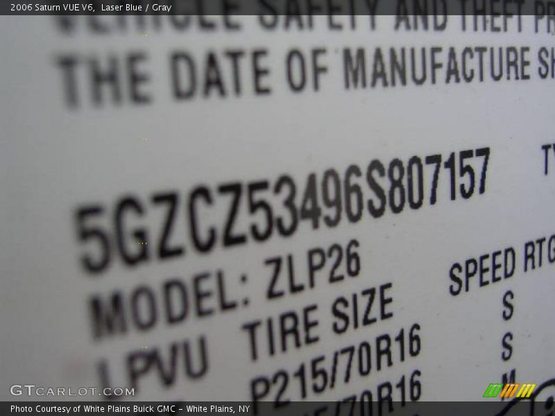 Laser Blue / Gray 2006 Saturn VUE V6
