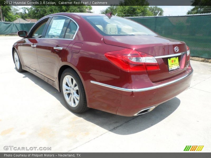 Cabernet Red Pearl / Cashmere 2012 Hyundai Genesis 3.8 Sedan