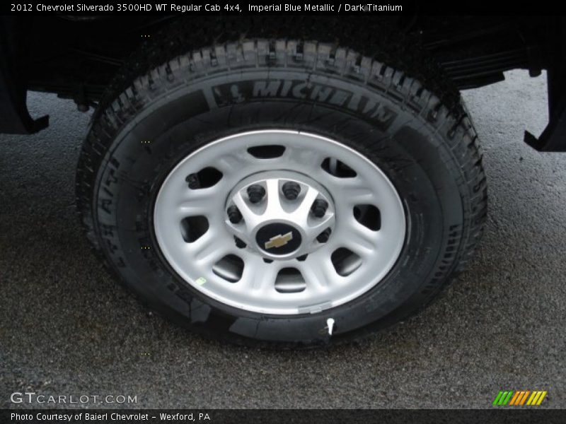 Imperial Blue Metallic / Dark Titanium 2012 Chevrolet Silverado 3500HD WT Regular Cab 4x4