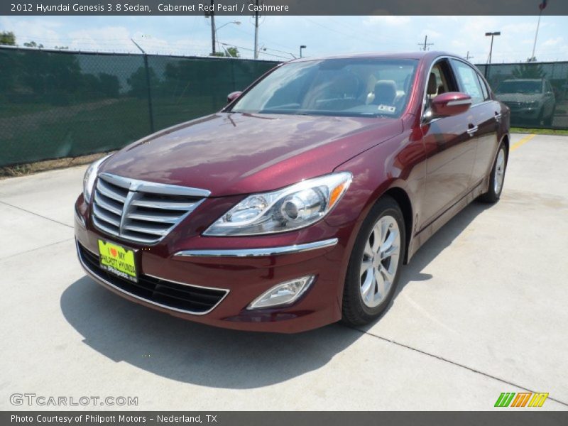 Cabernet Red Pearl / Cashmere 2012 Hyundai Genesis 3.8 Sedan