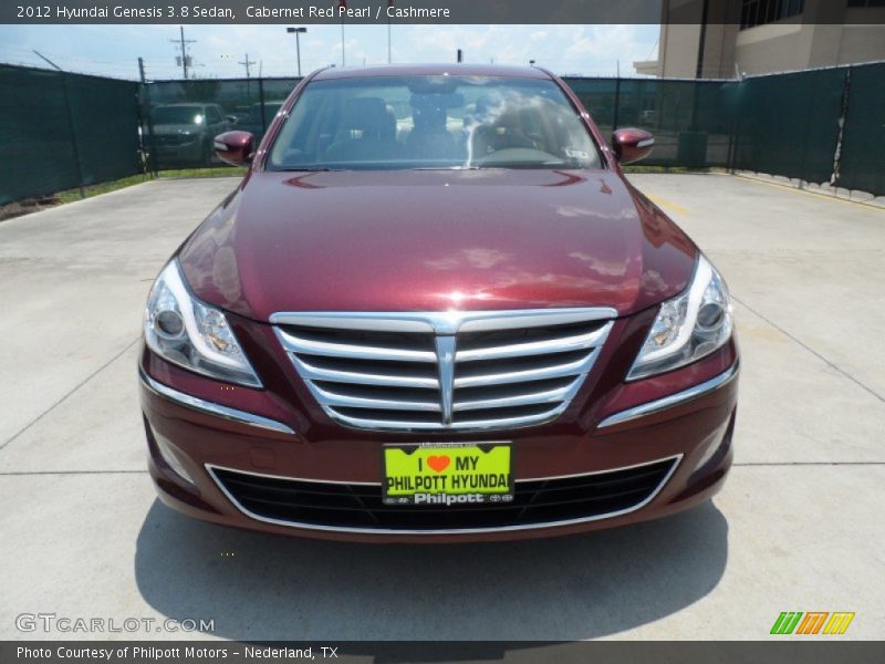 Cabernet Red Pearl / Cashmere 2012 Hyundai Genesis 3.8 Sedan