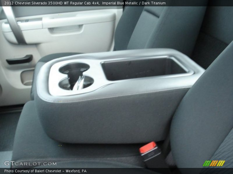 Imperial Blue Metallic / Dark Titanium 2012 Chevrolet Silverado 3500HD WT Regular Cab 4x4