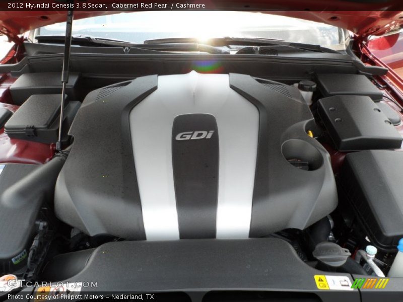 Cabernet Red Pearl / Cashmere 2012 Hyundai Genesis 3.8 Sedan