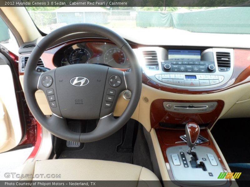 Cabernet Red Pearl / Cashmere 2012 Hyundai Genesis 3.8 Sedan