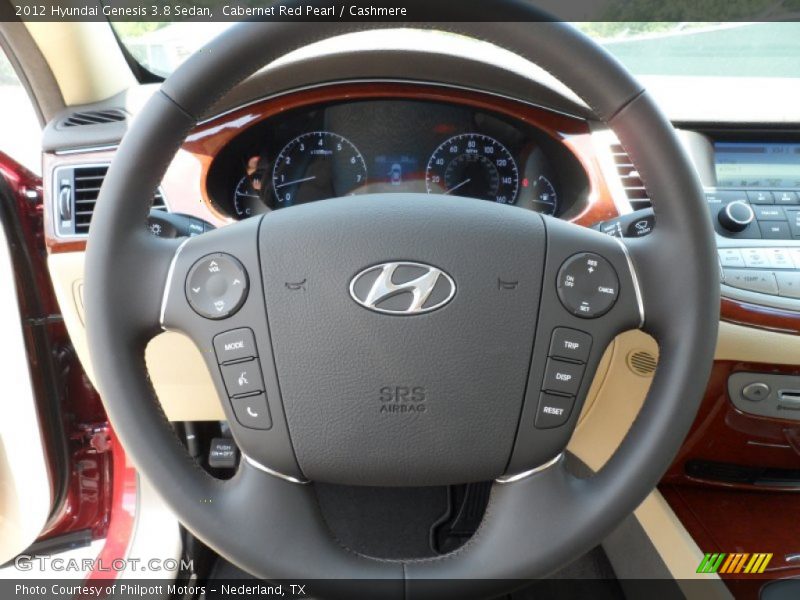 Cabernet Red Pearl / Cashmere 2012 Hyundai Genesis 3.8 Sedan