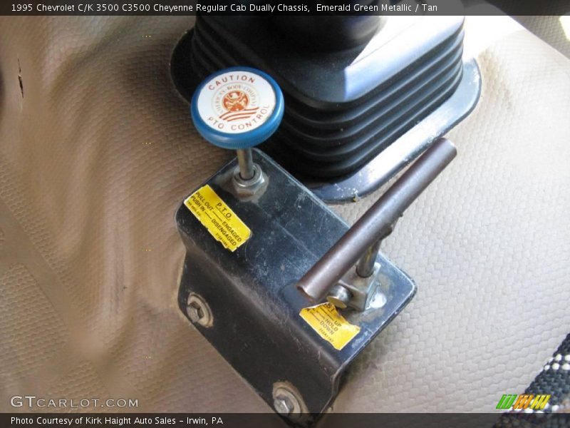 Emerald Green Metallic / Tan 1995 Chevrolet C/K 3500 C3500 Cheyenne Regular Cab Dually Chassis