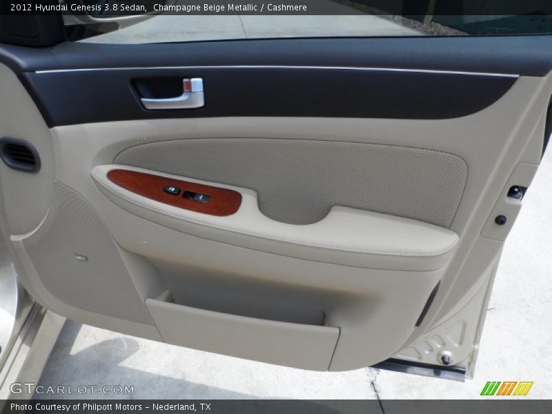 Champagne Beige Metallic / Cashmere 2012 Hyundai Genesis 3.8 Sedan