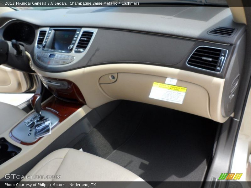 Champagne Beige Metallic / Cashmere 2012 Hyundai Genesis 3.8 Sedan