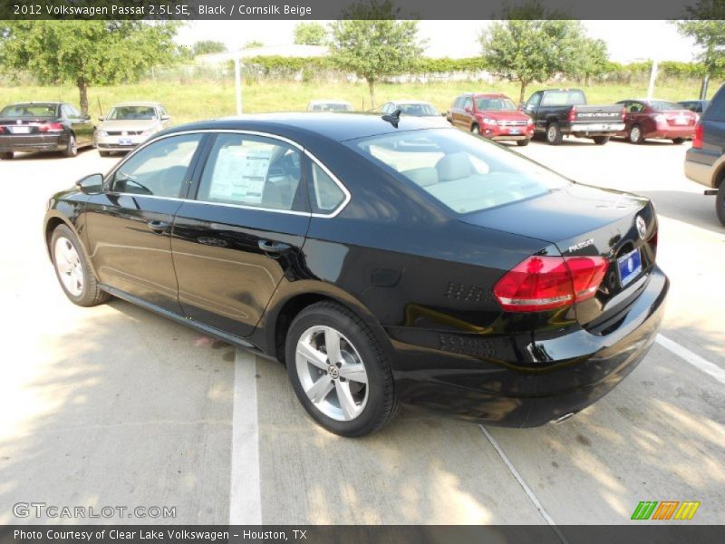 Black / Cornsilk Beige 2012 Volkswagen Passat 2.5L SE