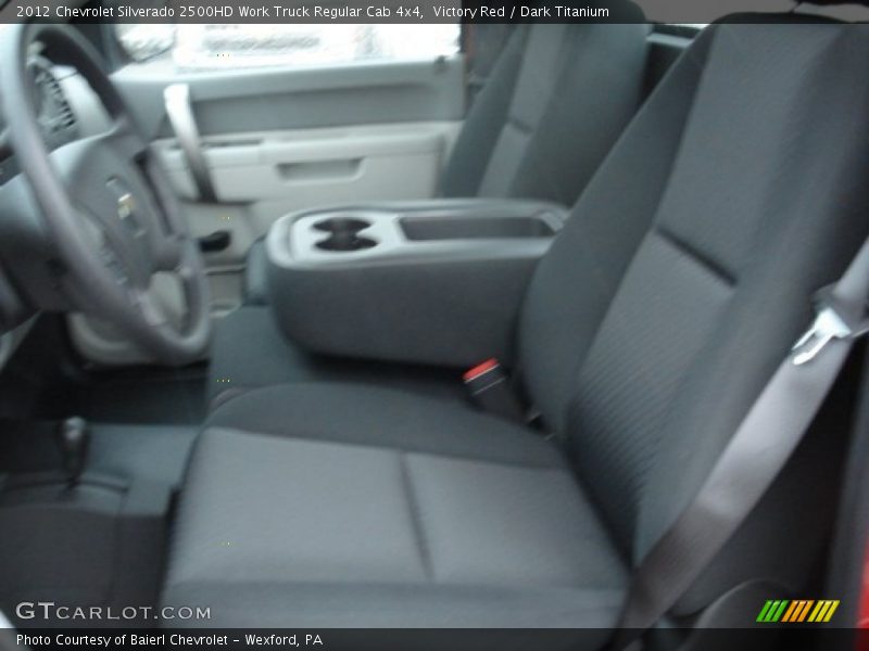 Victory Red / Dark Titanium 2012 Chevrolet Silverado 2500HD Work Truck Regular Cab 4x4