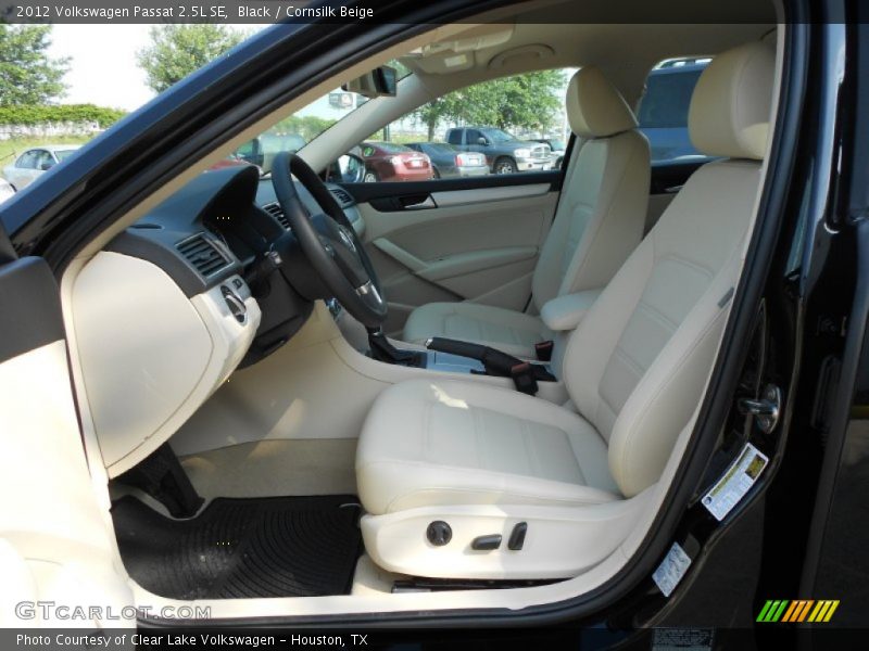 Black / Cornsilk Beige 2012 Volkswagen Passat 2.5L SE