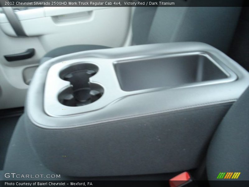 Victory Red / Dark Titanium 2012 Chevrolet Silverado 2500HD Work Truck Regular Cab 4x4