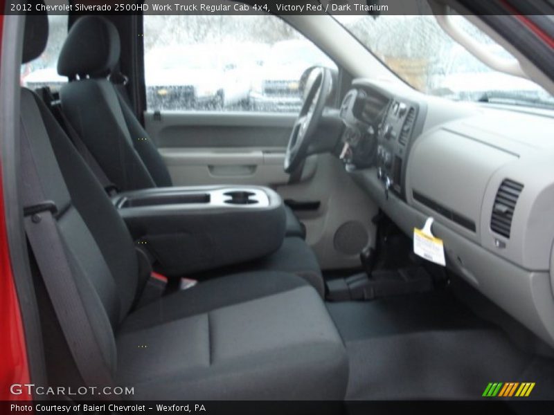 Victory Red / Dark Titanium 2012 Chevrolet Silverado 2500HD Work Truck Regular Cab 4x4