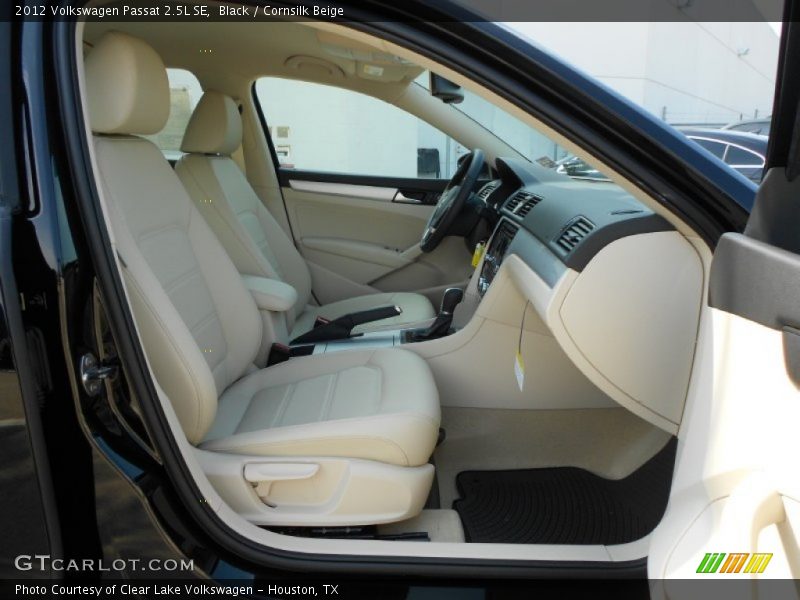 Black / Cornsilk Beige 2012 Volkswagen Passat 2.5L SE