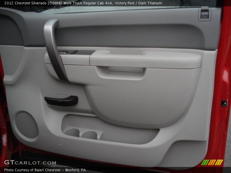 Victory Red / Dark Titanium 2012 Chevrolet Silverado 2500HD Work Truck Regular Cab 4x4