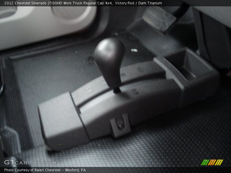 Victory Red / Dark Titanium 2012 Chevrolet Silverado 2500HD Work Truck Regular Cab 4x4