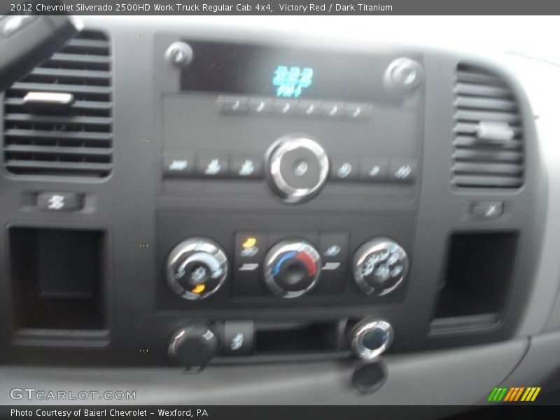 Victory Red / Dark Titanium 2012 Chevrolet Silverado 2500HD Work Truck Regular Cab 4x4