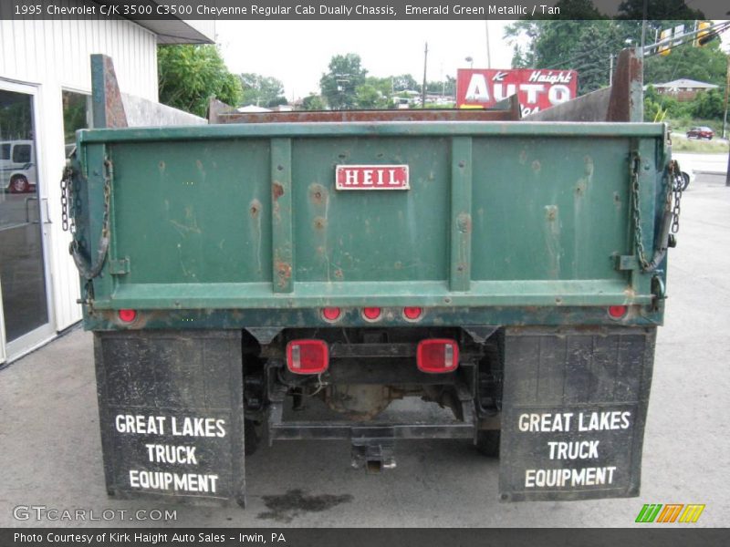 Emerald Green Metallic / Tan 1995 Chevrolet C/K 3500 C3500 Cheyenne Regular Cab Dually Chassis