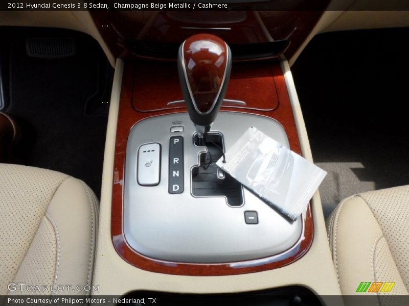 Champagne Beige Metallic / Cashmere 2012 Hyundai Genesis 3.8 Sedan