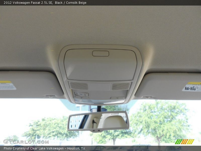 Black / Cornsilk Beige 2012 Volkswagen Passat 2.5L SE