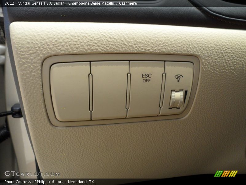 Champagne Beige Metallic / Cashmere 2012 Hyundai Genesis 3.8 Sedan