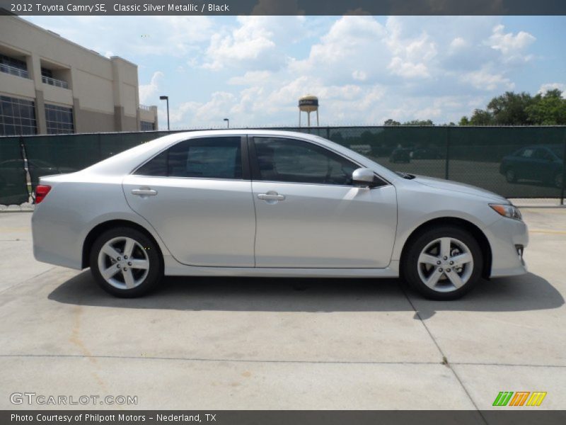 Classic Silver Metallic / Black 2012 Toyota Camry SE