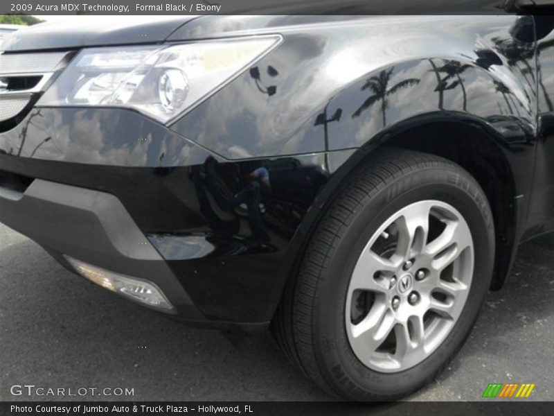 Formal Black / Ebony 2009 Acura MDX Technology