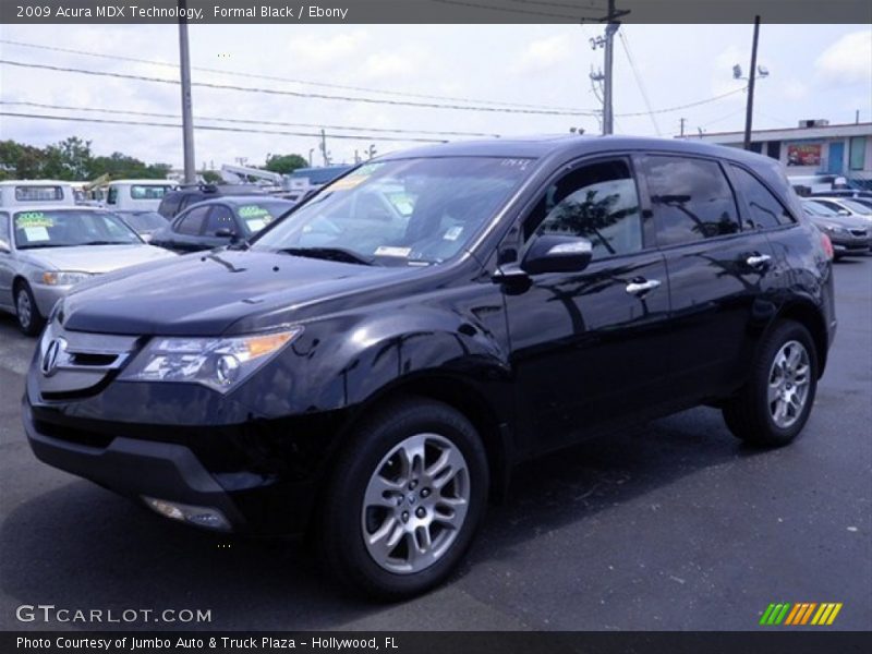 Formal Black / Ebony 2009 Acura MDX Technology