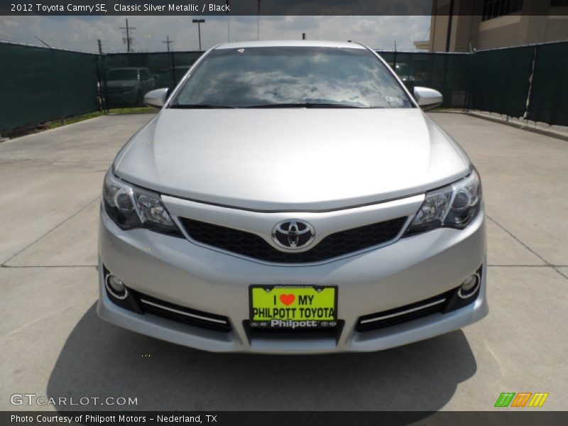 Classic Silver Metallic / Black 2012 Toyota Camry SE